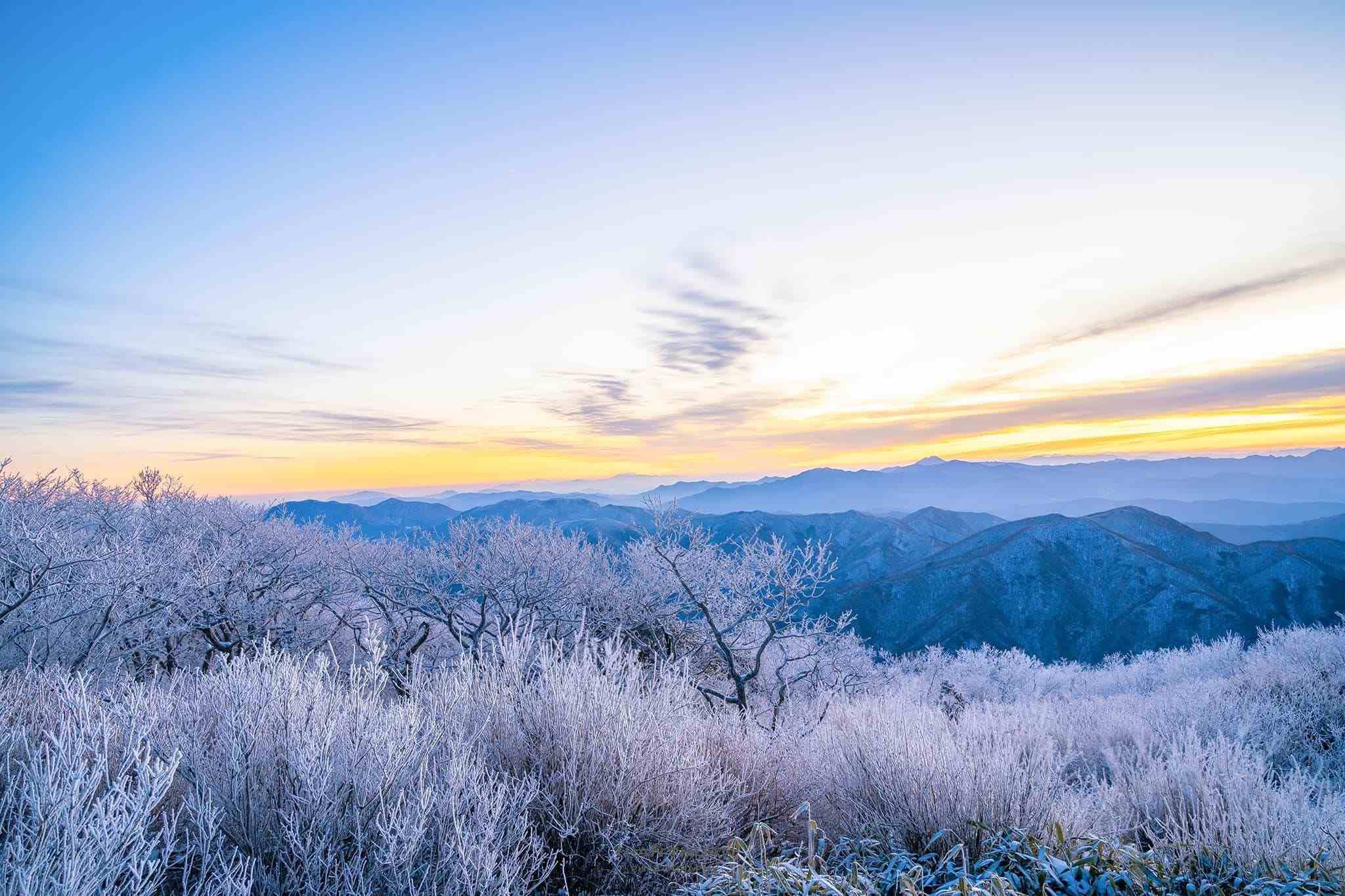 254738141 270352368363582 8808083840385775074 n 1 Tuyết rơi trên ngọn núi 덕유산 ❄️