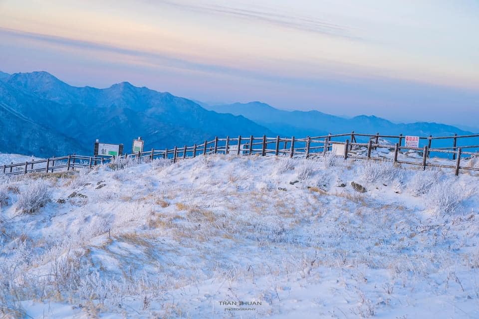255127180 270350988363720 7252074981653646490 n 1 Tuyết rơi trên ngọn núi 덕유산 ❄️