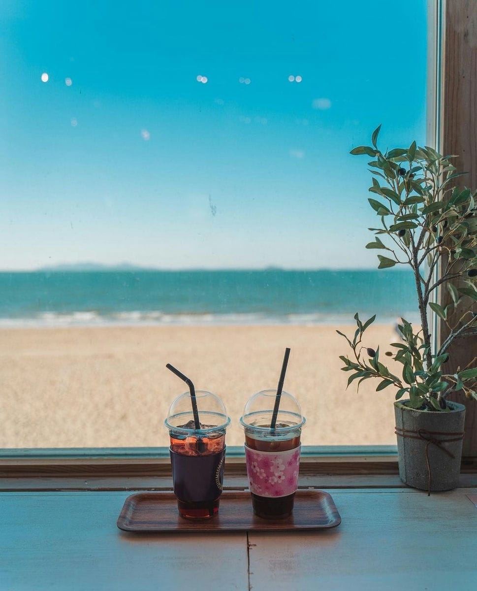 273616610 239537858375263 8832882713604499825 n Honey Beach quán cafe nhỏ nhỏ xinh xinh view biển tại 대부도