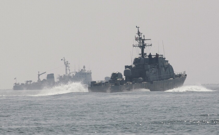 S. Korea fires warning shots to repel N. Korean patrol boat - The San Diego  Union-Tribune
